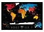 Скретч карта мира 1DEA.me Travel Map Weekend Black World (gold) (англ.) (13072) - миниатюра 4