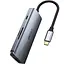 USB-хаб Choetech HUB-M19-GY, USB Type-C 7-в-1 (HUB-M19-GY) - миниатюра 2