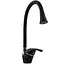 Смеситель для кухни Globus Lux Solly GLSO-0203SA-10-B01 черный матовый с боковой ручкой для надежного использования - миниатюра 4