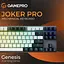 Клавіатура бездротова GamePro Genesis Joker Pro 87% Wireless/Bluetooth/USB Gray (MK124G Pro) - мініатюра 6