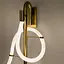 Золоте бра з гнучким неоном Line F WB 6/850 AB - мініатюра 3