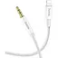 AUX-кабель Hoco UPA19 Lightning to Jack 3.5 1 м серебристый - миниатюра 1