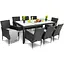 Садовая мебель Di Volio Verona 8+1 черная - миниатюра 3