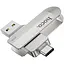 Флешка металлическая Hoco UD10 Wise 32 GB USB3.0 + Type-C OTG-накопитель на 2 выхода - миниатюра 1