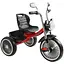 Трехколесный велосипед Best Trike BS-69116 с музыкальной фарой и корзиной красный - миниатюра 1