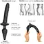 Анальна пробка з дилдо 2 в 1 Strap-On-Me Switch Plug-In Realistic Dildo Black L діаметр 4.5/3.4 см - мініатюра 2