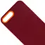 Чехол TPU+PC Bichromatic для Apple iPhone 7 plus/8 plus 5.5 Brown burgundy/Orange - миниатюра 2