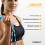 Бисерная скакалка EasyFit FreeRope 2,7 м (бело-голубая) - миниатюра 3