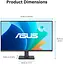 Монітор Asus 27` VA279HG (90LM04J1-B02371) IPS Black 120Hz - мініатюра 8