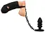 Пояс верности для мужчин Black Velvets Cock Cage With a Butt Plug 11.5 см черный - миниатюра 4