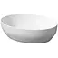 Умивальник на стільницю Cersanit Larga еліпс 50x38 білий матовий K677-017 - мініатюра 1