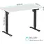 Комп'ютерний ігровий стіл OfficePro ODE1260WB White/Black [124833] - мініатюра 8