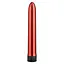 Вибратор вагинальный 18 см пластиковый классической формы красный - миниатюра 1
