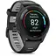 Смарт-часы Garmin Forerunner 265 с черным силиконовым ремешком черного цвета - миниатюра 2