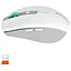 Комп'ютерна миша Mееtion BTM002 RGB 1000-1200-1600 dpi 6 кнопок USB 2.4G бездротова ігрова біла - мініатюра 4