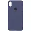 Чохол Silicone Case Full Protective (AA) для Apple iPhone XR (6.1) Темно-синій / Midnight blue - мініатюра 1