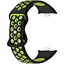 Ремешок DK CDK для Xiaomi Mi Smart Band 9 Pro Silicone Sport Band Nike (017600) (black / green) - миниатюра 1