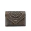 Кожаный кард-кейс 3.0 темно-коричневый с мандалой - миниатюра 7