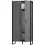 Шафа лофт закрита ОП-654 Orange-Line 860х400х1900 Чорний/Графіт - мініатюра 1