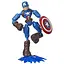 Игрушка-фигурка Hasbro Bend and Flex Captain America героя фильма Мстители серия Бенди 15 см (E7377_E7869) - миниатюра 1