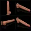 Фаллоимитатор LoveToy Sliding-Skin Dual Layer Dong King Sized 34 см коричневый - миниатюра 19