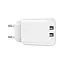 Мережевий зарядний пристрій Wiwu Wi-U003 Dual USB A Chager EU Plug Білий - мініатюра 1