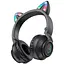 Беспроводные Bluetooth наушники Borofone BO18 Cat Ear черный - миниатюра 1
