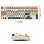 Бездротова/провідна механічна клавіатура Qisan, ігрова клавіатура з трьома режимами 2.4G/USB-C/BT, 100 клавіш (98%), розкладка US - мініатюра 2