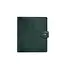 Кожаная обложка-портмоне для удостоверения офицера 11.0 зеленая Crazy Horse - миниатюра 7
