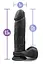 Фалоімітатор Au Naturel Bold Massive 9" 24.1 см чорний - мініатюра 4