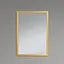 Дзеркало Zerix Fonte MRZ09-60x85-Reverse Gold прямокутне в золотій рамі ZX6211 - мініатюра 1