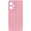 Чохол Silicone Cover Lakshmi Full Camera (AAA) для Xiaomi Poco X5 5G / Redmi Note 12 5G Рожевий / Light pink - мініатюра 1