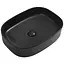 Умивальник накладний Mixxus Premium Bevel-0103 Black 510x370x120 мм MP6520, Чорний матовий - мініатюра 1
