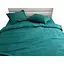 Комплект постільної білизни Ecotton Dark Green євро полісатин темно-зелений (25190) - мініатюра 1