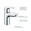 Набор смесителей 3 в 1 для ванной комнаты Grohe QuickFix StartEdge S-Size UA202502SE, Хром - миниатюра 9