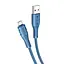 Кабель Hoco X67 MicroUSB Nano silicone cable 1 м синий - миниатюра 1