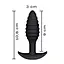 Анальна пробка Dorcel Spiral Plug 10.6 см (чорний) - мініатюра 6