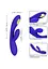 Вибратор-кролик CalExotics Impulse Estim Dual Wand 21.5 см фиолетовый - миниатюра 3
