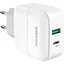 Зарядное устройство Borofone BA46A Premium PD+QC3.0 3A 18W white - миниатюра 2