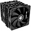 Кулер для процесора ID-Cooling SE-207-XT Advanced чорний 2x120 мм алюміній/мідь Intel: 2066 2011 1851 1700 1200 1150 - мініатюра 1
