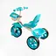 Детский трехколесный велосипед Best Trike BS-60985 со светом и голубой музыкой - миниатюра 2