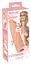 Насадка на пенис Nature Skin Extension Sleeve 19.5 см телесный - миниатюра 3
