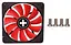 Вентилятор Xilence XPF140.R Red/Black (XF050) - миниатюра 4
