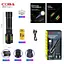 Ліхтар ручний Coba CB-611-TG акумуляторний із зумом 1x26650/3xAAA ЗУ Type-C zoom FLUORESCENCE - мініатюра 8
