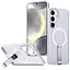 Чохол Epik TPU Breeze with MagSafe stand для Samsung Galaxy S26/S26 Pro Transparent - мініатюра 1