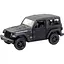 Машинка Uni-Fortune RMZ City Jeep Wrangler Rubicon м'який верх чорна - мініатюра 1