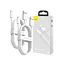Кабель Baseus Simple Wisdom Data Cable Kit USB to Micro 2.1A 2 шт. 1.5 м Белый - миниатюра 2