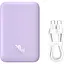 Зовнішній акумулятор Baseus Magnetic Bracket Mini 6000mAh 20W Purple (P10059002513-00) [141929] - мініатюра 9