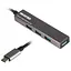 Хаб Usb Maxxter HU3C-4P-02, Grey, Type-C 3.0 - 4xUsb 3.0, кабель 20 см, алюминиевый корпус - миниатюра 1