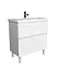 Тумба Мойдодир Grin 80-U з умивальником Fenova 80 Білий - мініатюра 5